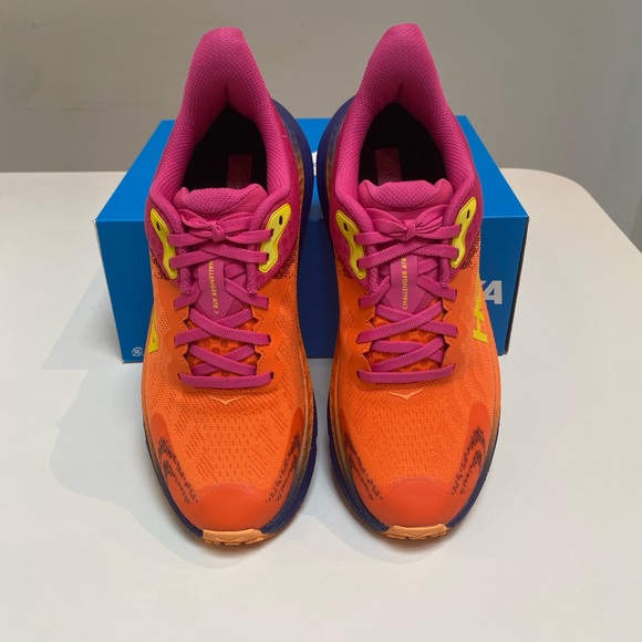 Hoka Challenger ATR 7 GTX Vibrant Orange/Pink Yarrow sz 7.5, 8, 8.5,9 New in Box - Picture 6 of 10